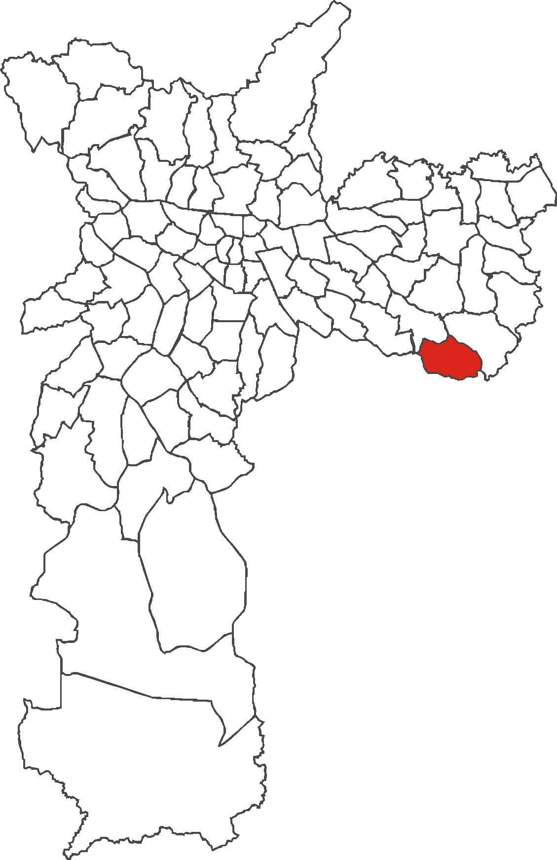 Mapa São Rafael okres