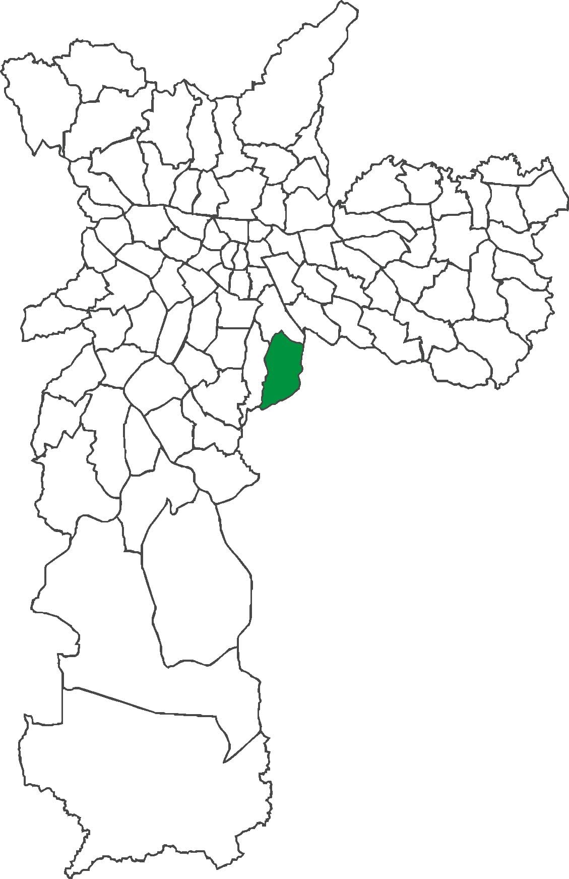 Mapa Sacomã okres