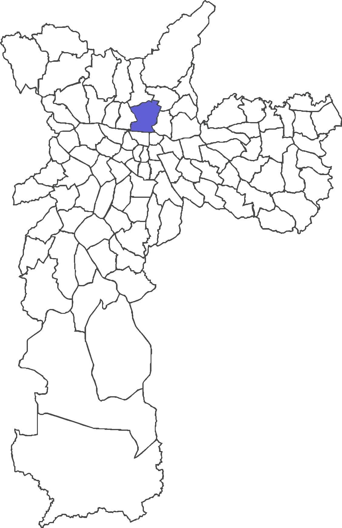 Mapa Santana okres