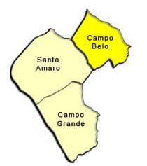 Mapa Santo Amaro sub-prefektura