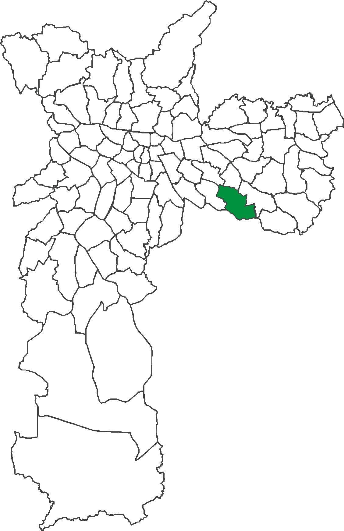 Mapa Sapopemba okres