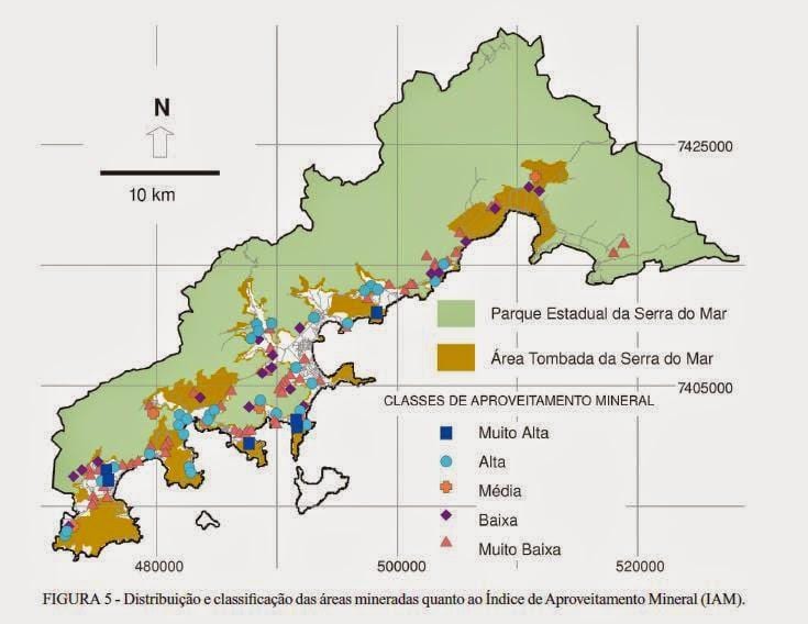 Mapa Serra do Mar Park