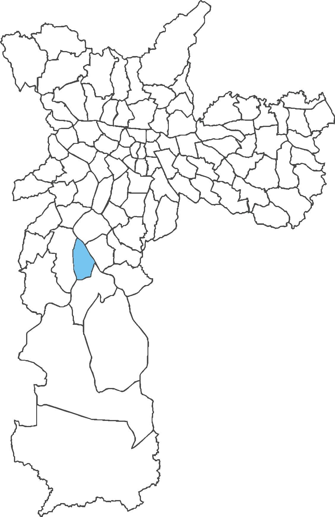 Mapa čtvrti Socorro