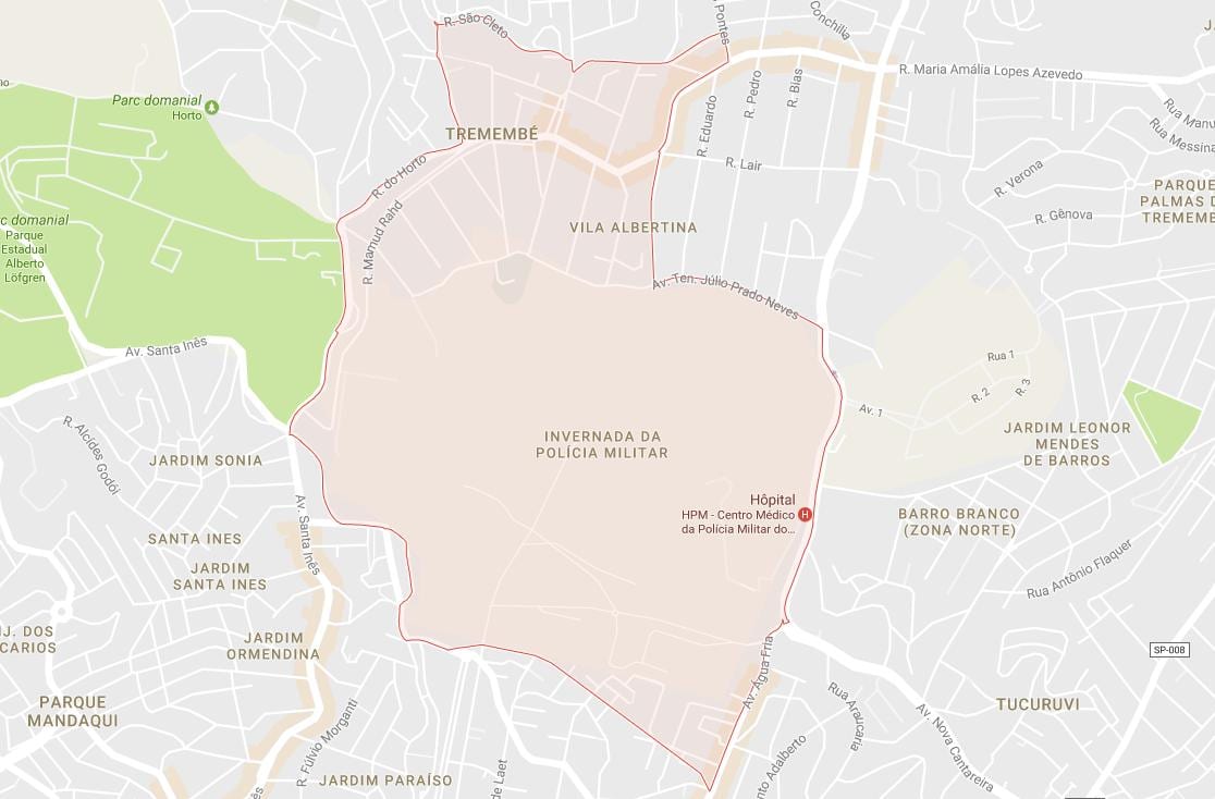 Mapa Tremembé São Paulo