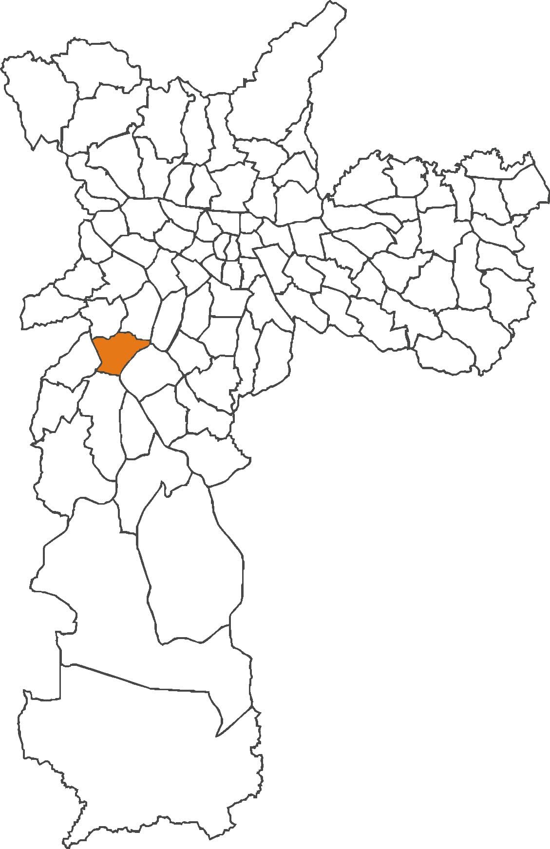 Mapa Vila Andrade okres