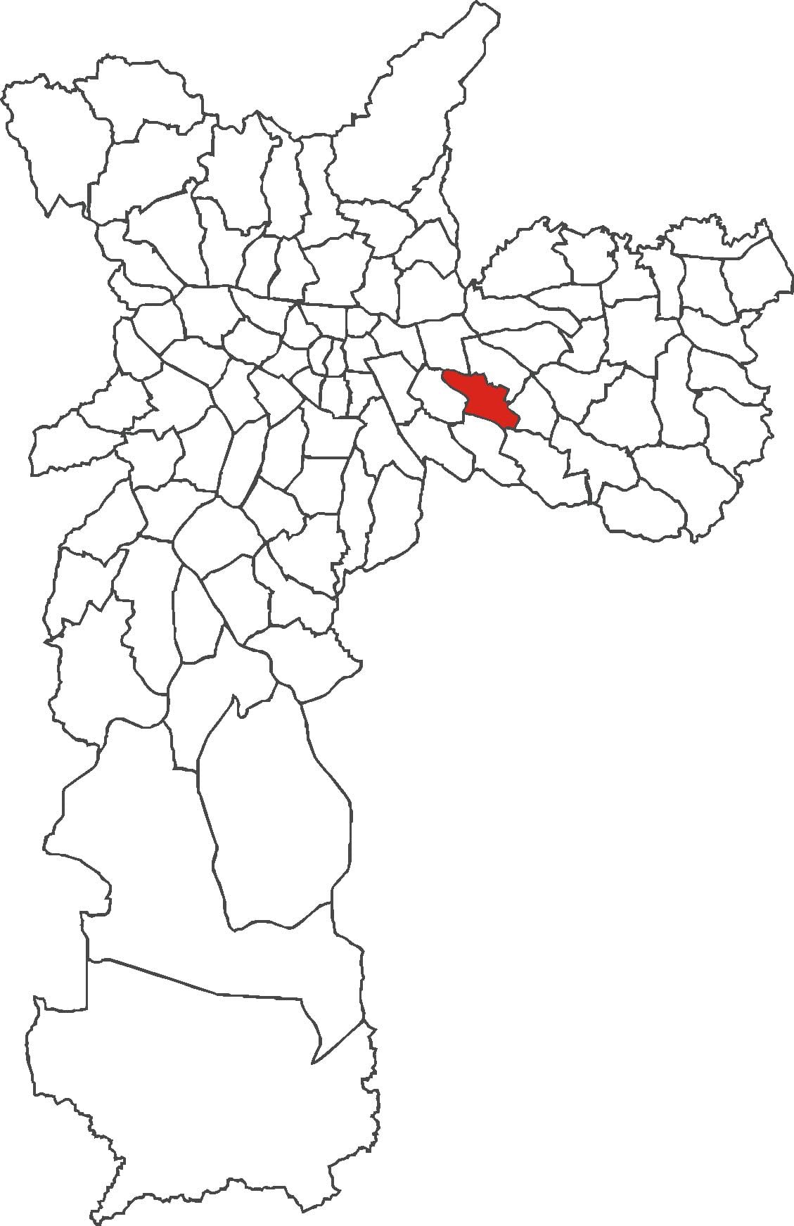 Mapa Vila Formosa okres