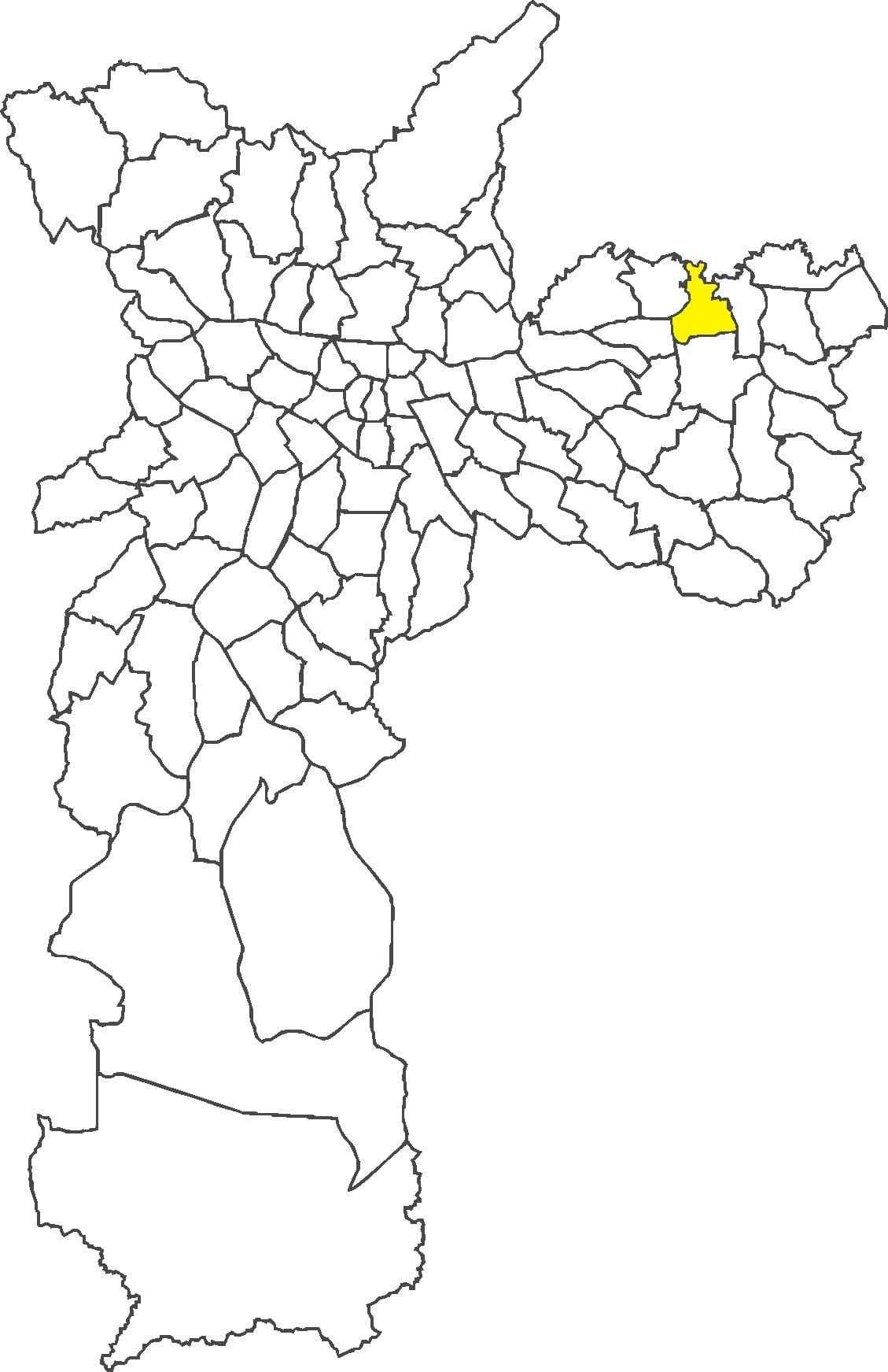 Mapa Vila okres Jacuí