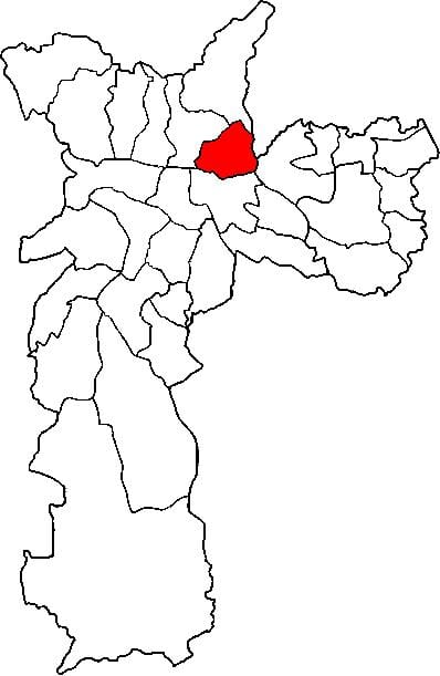 Mapa Vila Maria sub-prefektura São Paulo