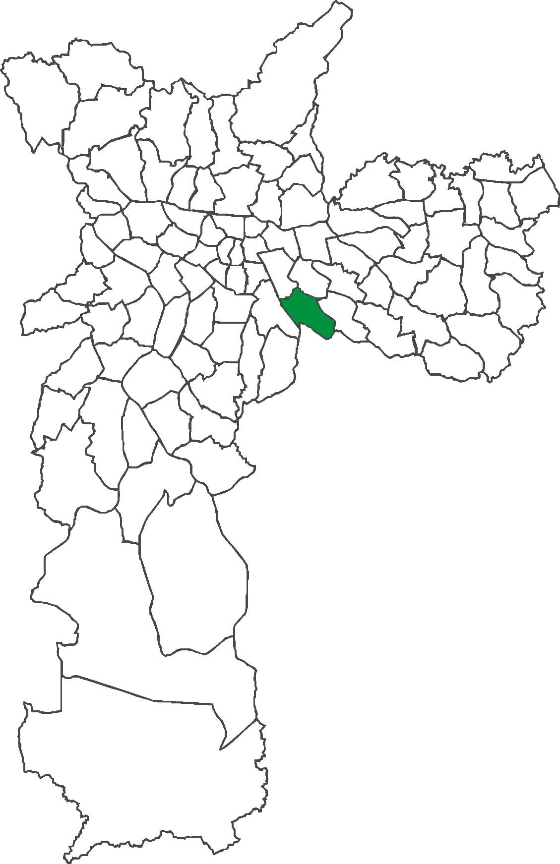 Mapa Vila okres Prudente