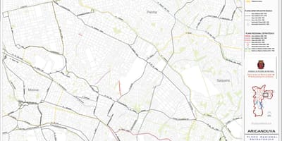 Mapa Aricanduva-Vila Formosa São Paulo - Silnice