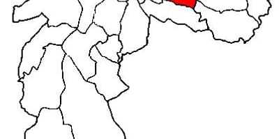 Mapa Aricanduva-Vila Formosa sub-prefektura São Paulo