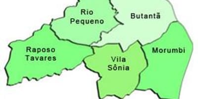 Mapa Butantã sub-prefektura