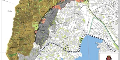 Mapa Campo Limpo São Paulo - zábor půdy