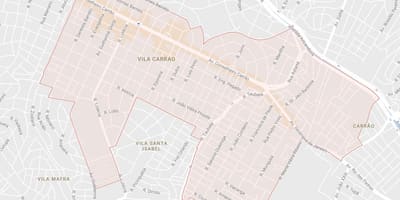 Mapa Carrão São Paulo