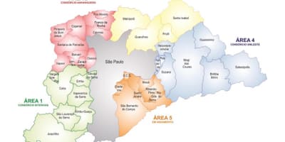 Mapa Concessão Áreas RMSP