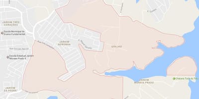 Mapa Grajaú São Paulo