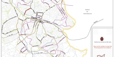 Mapa Guaianases São Paulo - Silnice