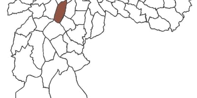 Mapa čtvrti Itaim Bibi