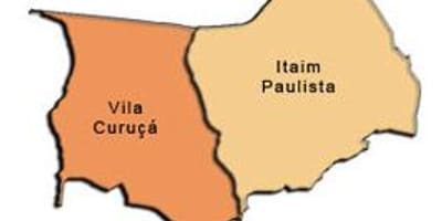 Mapa Itaim Paulista - Vila Curuçá sub-prefektura