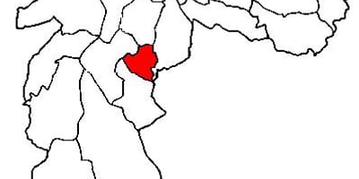 Mapa Jabaquara sub-prefektura São Paulo