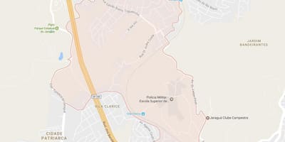 Mapa Jaraguá São Paulo