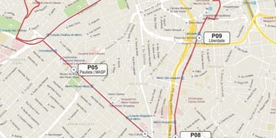 Mapa kruhové turismo vyhlídkové SP
