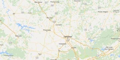 Mapa letiště Gavião Peixoto