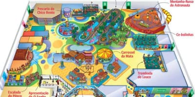 Mapa Monica v São Paulo park