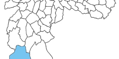Mapa Parelheiros okres