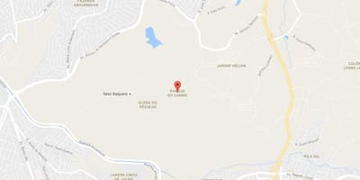 Mapa Parque do Carmo v São Paulo