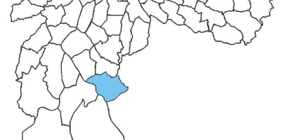 Mapa Pedreira okres