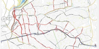 Mapa Penha São Paulo - Silnice