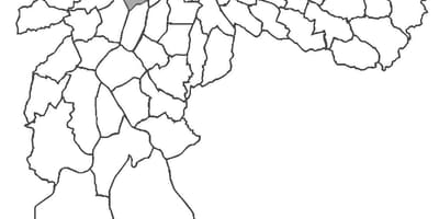 Mapa čtvrti Pinheiros