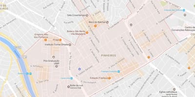 Mapa São Paulo Pinheiros