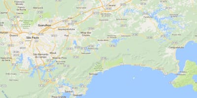Mapa pláži Caçandoquinha