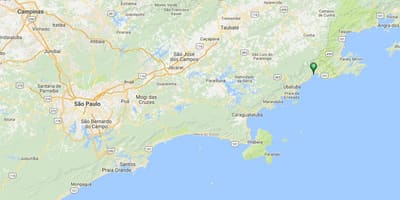 Mapa pláž Puruba