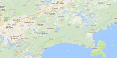 Mapa pláž Tenório