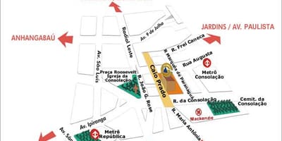 Mapa Pontifical Catholic University of São Paulo