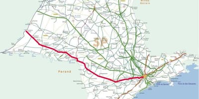 Mapa Raposo Tavares dálnice - SP 270