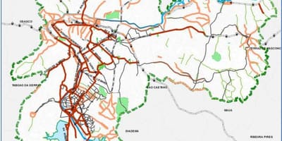Mapa São Paulo cyklostezka