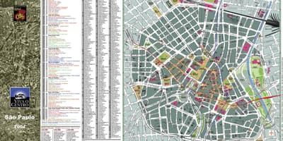 Mapa São Paulo do centra