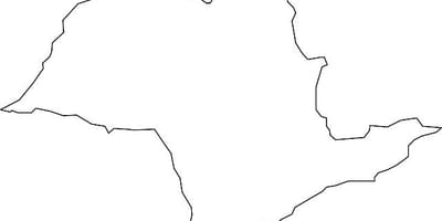 Mapa São Paulo vektor