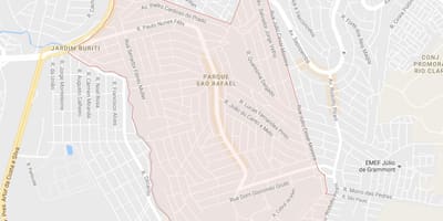 Mapa São Rafael São Paulo