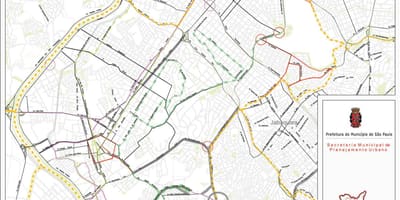 Mapa Santo Amaro São Paulo - Silnice