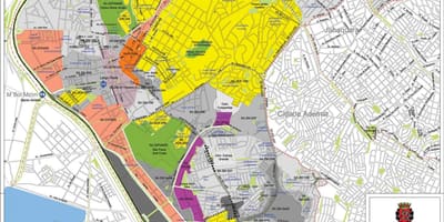 Mapa Santo Amaro São Paulo - zábor půdy