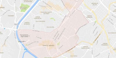 Mapa Santo Amaro São Paulo