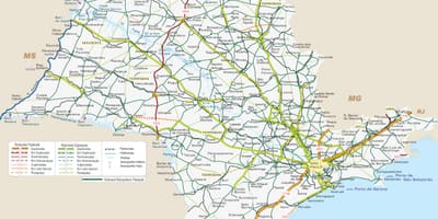 Mapa dopravní SP