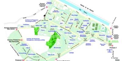 Mapa university of São Paulo - USP