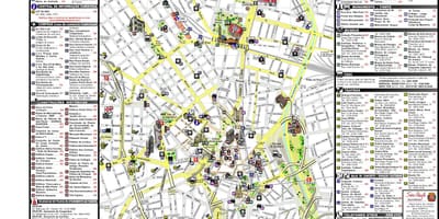 Mapa centra São Paulo