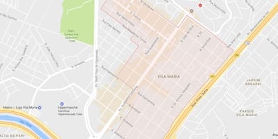 Mapa Vila Maria São Paulo